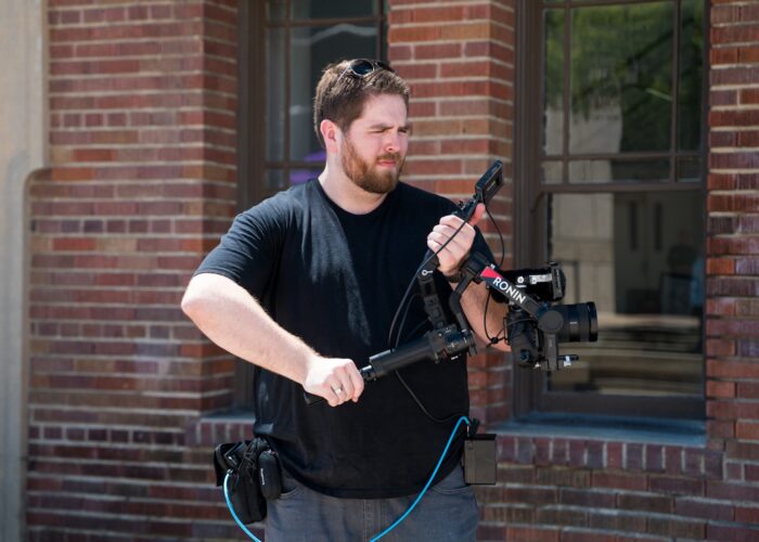 Michael Evan Moore Operating His Equipment at Getting Real 24' (Daytime) Michael Evan Moore Operating His Equipment at Getting Real 24' (Daytime)